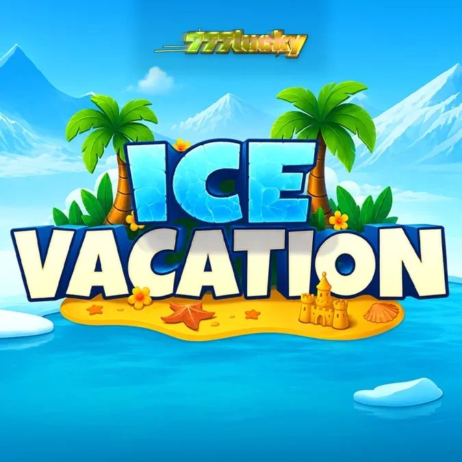 Tampilan antarmuka slot Ice Vacation dengan tema liburan tropis